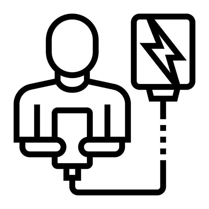 See more icon inspiration related to power, charger, electronics, portable, user, electricity, person and people on Flaticon.