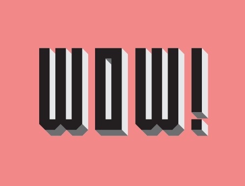 WOW #inspiration #type #design