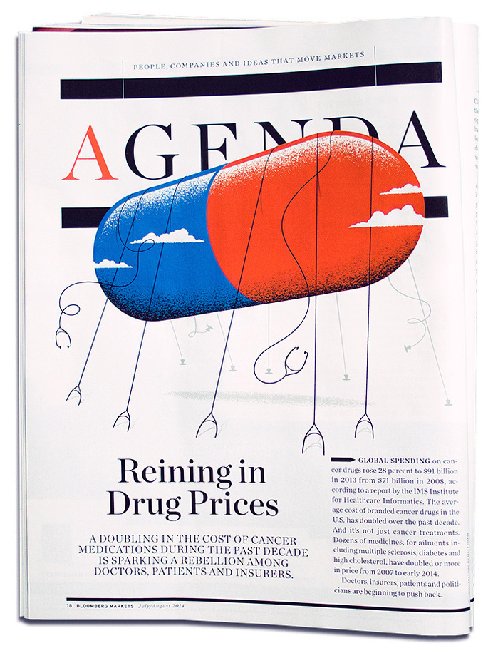 Bloomberg Markets - Matt Chase | Design, Illustration #illustration #editorial