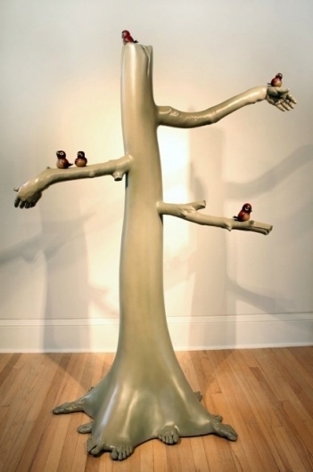 David Isenhour #hands #tree #art #bird