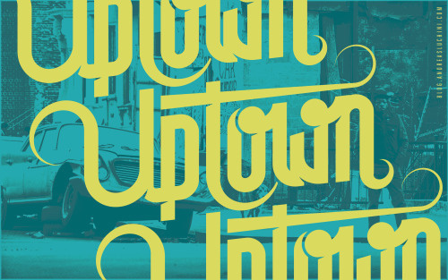 Uptown, New York City #uptown #nyc #harlem #typography