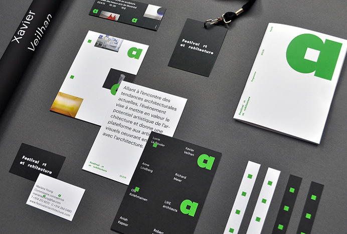 Festival art et architecture by Samuel Larocque #print #graphic design #press kit
