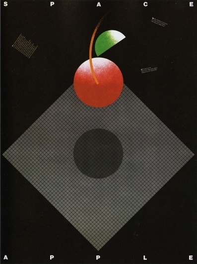AIGA Design Archives #apple #promotional #san #space #poster #80s #francisco #vanderbyl