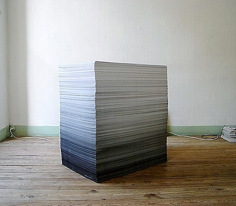 Fading stack of paper #fading #paper