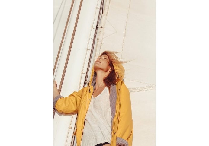 Tiny Atlas Quarterly Portraits #woman #lifestyle #yellow #sailing #portrait #photography #coat