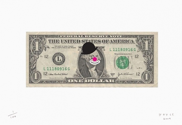 James Joyce #bill #dollar #design #graphic