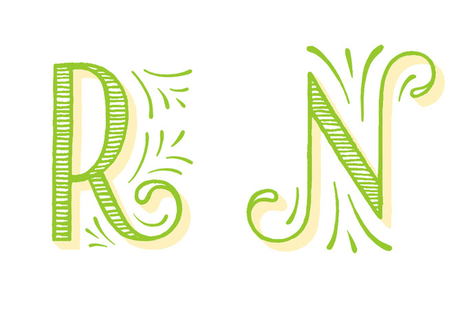 On With The Show - Hom Sweet Hom #lettering #lauren #hom #typography