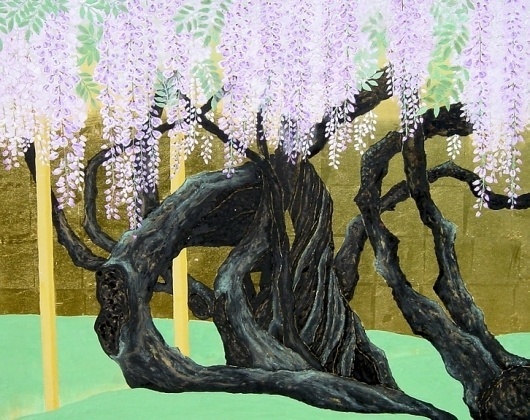 日本画 - Google 画像検索 #tree #pink #blosson #cherry #illustration #art #sakura #japan #green