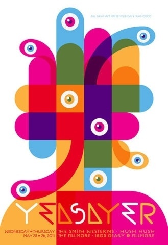 FFFFOUND! #magenta #colorful #poster #custom #type