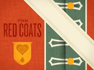 Dribbble - Red Coat by Brad Surcey #illustration #texture