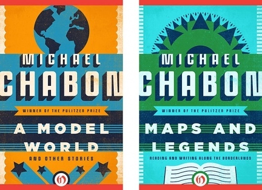 Fonts In Use – Michael Chabon E-Books for Open Road Media #cover #book