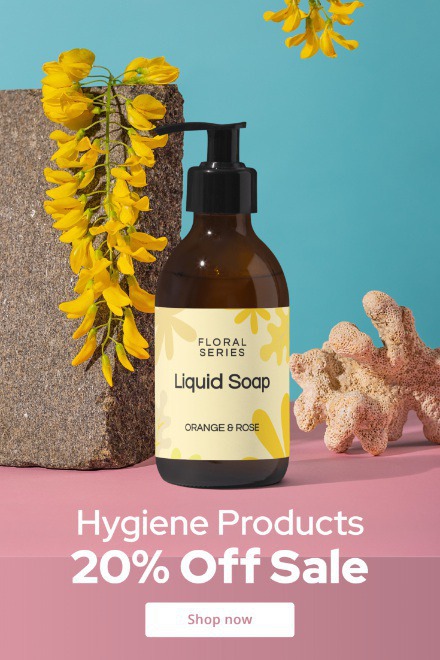 Amber Pump Bottle Mockup Scene #package #mockup #label #logo #brand #cosmetic