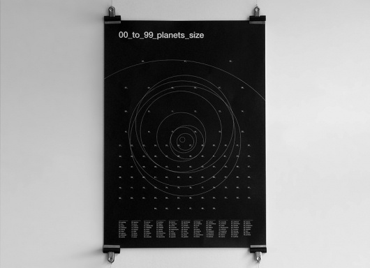 — League | planets — #typography #poster #black and white #solar system