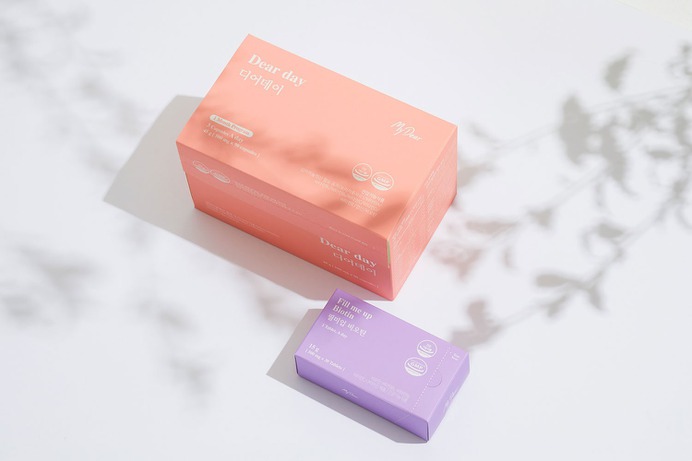 Mydear Branding Packaging - Mindsparkle Mag AURG Studio developed this beautiful branding and packaging project for Mydear. For the project, they used a pastel palette and fresh colors as well as modern yet clear typography to achieve a clean, simple but still elegant approach for the brand. #logo #packaging #identity #branding #design #color #photography #graphic #design #gallery #blog #project #mindsparkle #mag #beautiful #portfolio #designer