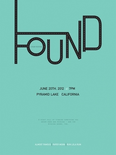Isabelle Nicole Ahadzadeh - NOOE Graphic Design Exhibition #movie #found #seafoam #poster