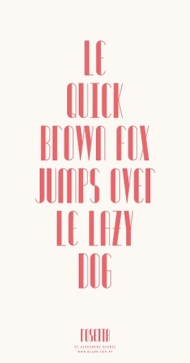 ROSETTA on the Behance Network #type