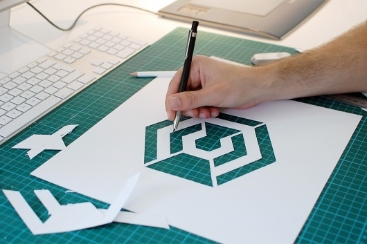 Concrete Cut | 1910 Design & Communication #stencil #cut #concrete
