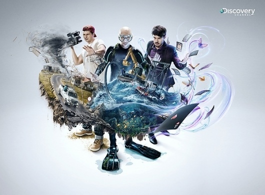 Discovery Channel - Thrill of Discovery on the Behance Network #campaign #ars #thanea #discovery