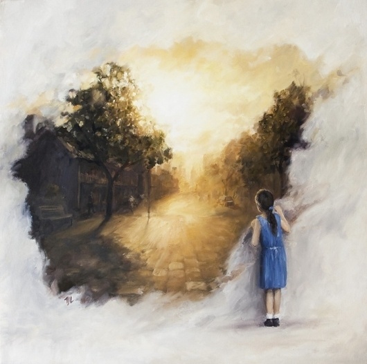 Outside Looking In - My Modern Metropolis #painting