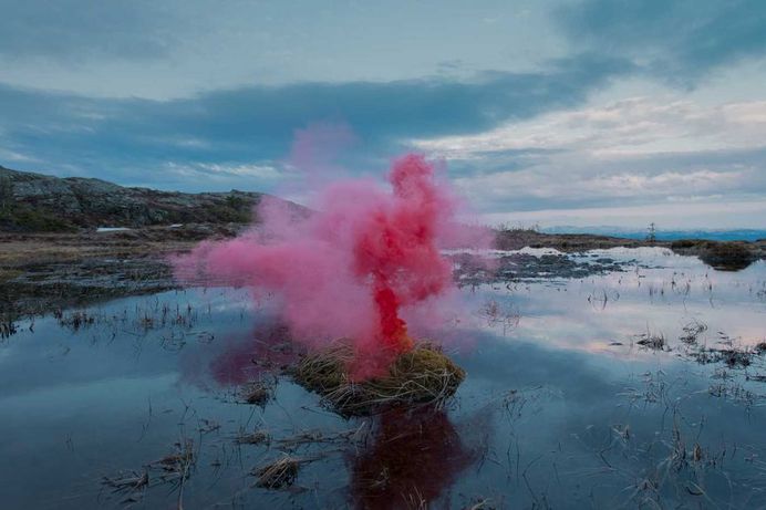 Aeon: Fiery Red Nordic Landscapes by Oystein Sture Aspelund