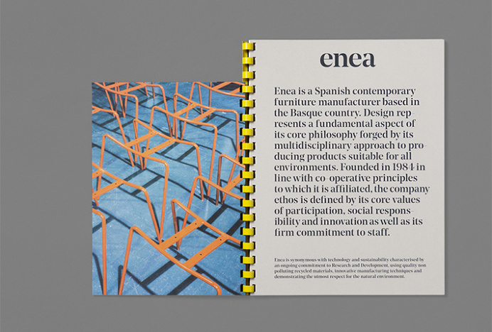 Enea by Clase bcn #graphic design #print #editorial