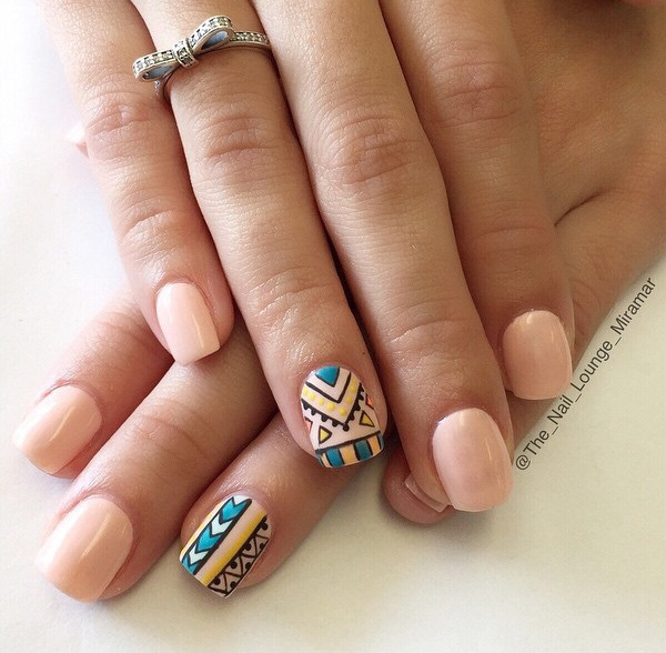 40 NUDE COLOR NAIL ART IDEAS