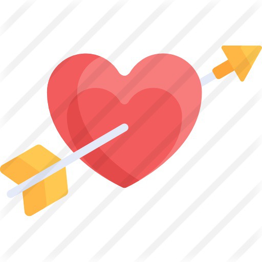 See more icon inspiration related to love and romance, shapes and symbols, valentines day, lovely, cupid, romanticism, romantic, heart, love and arrow on Flaticon.