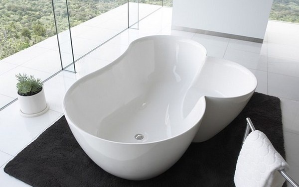 White clover tub with spiritual mode #artistic #bathroom #furniture #art #bathtub