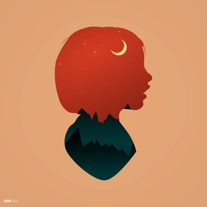 Leitmotif of human & external objects on Behance rawpixel.com