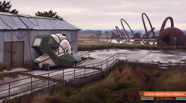 Simon Stålenhag Art Gallery #simon #painting #stlenhag #art