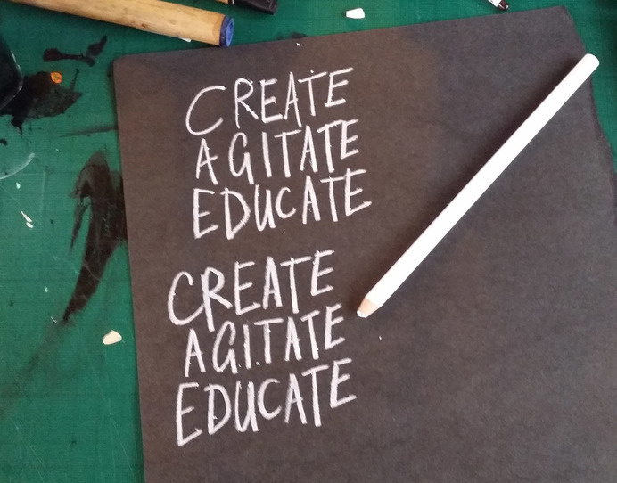 hand made type