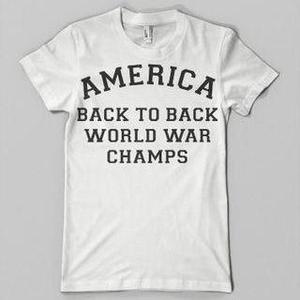 Ruckus Apparel — 57 - AMERICA BACK TO BACK WORLD WAR CHAMPS #america #shirts