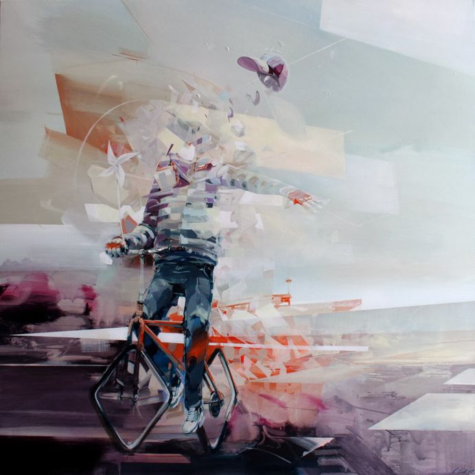Narrative Dramas Unfold in Robert Proch’s Multi-Dimensional Glitched Paintings and Murals | Colossal