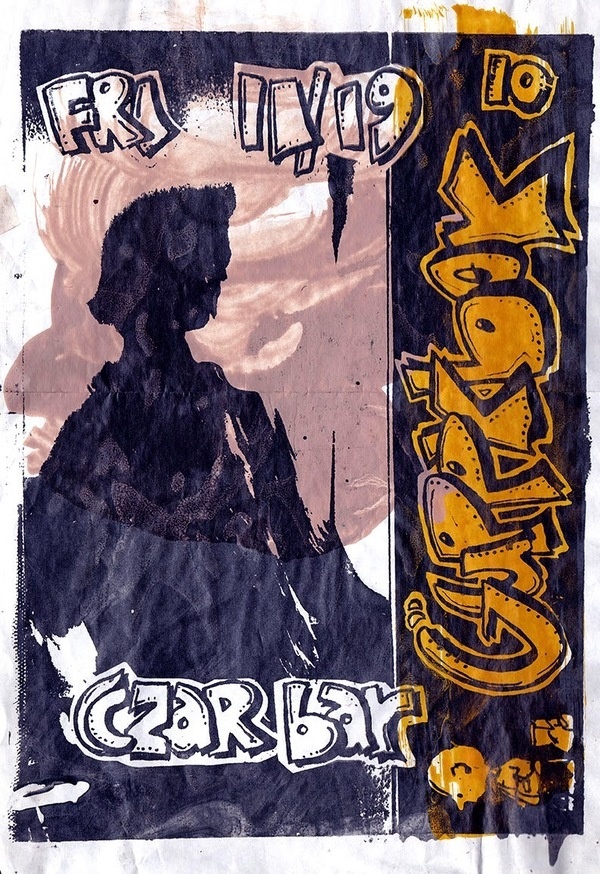 Thursday, April 17, 2014 #guppyboy #silkscreen #poster