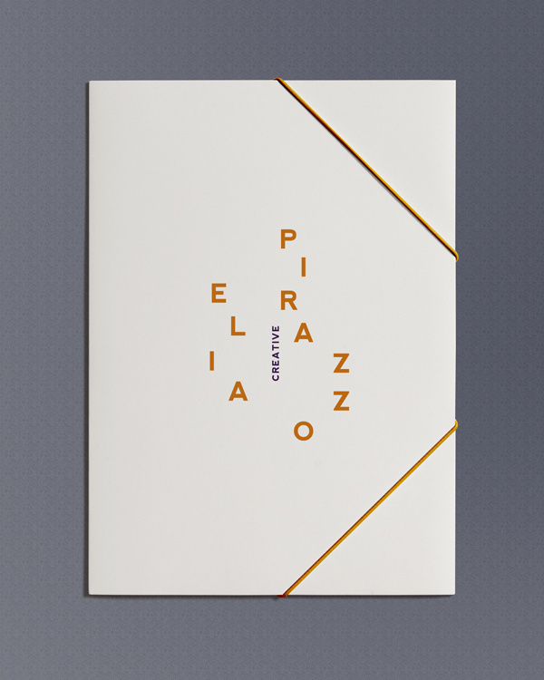 Elia Identity on Branding Served #stationary #book #branding #typography
