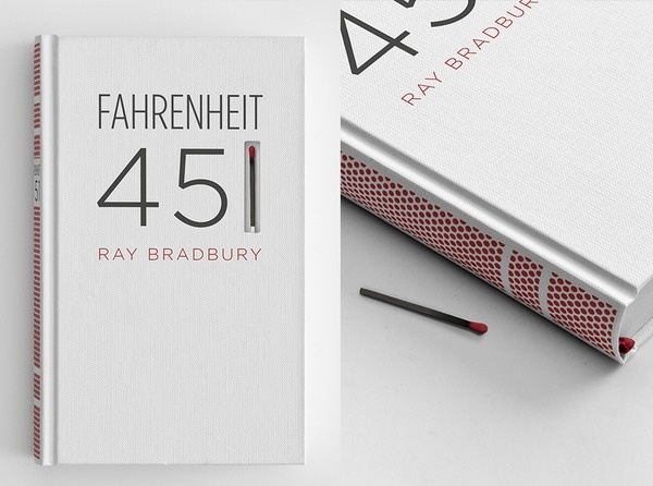 fahrenheit451bookcover #cover #type #design