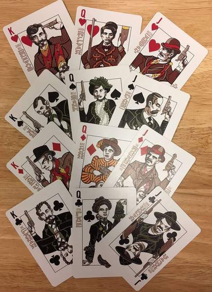 Wild West Bicycle Playing Cards - Outlaws