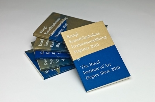 The Swedish Royal Institute of Art Degree Show Catalogue - FPO: For Print Only #technique #print #iris #covers #unique #metallic