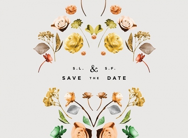 Miss Moss #save #date #invitation #the #flowers