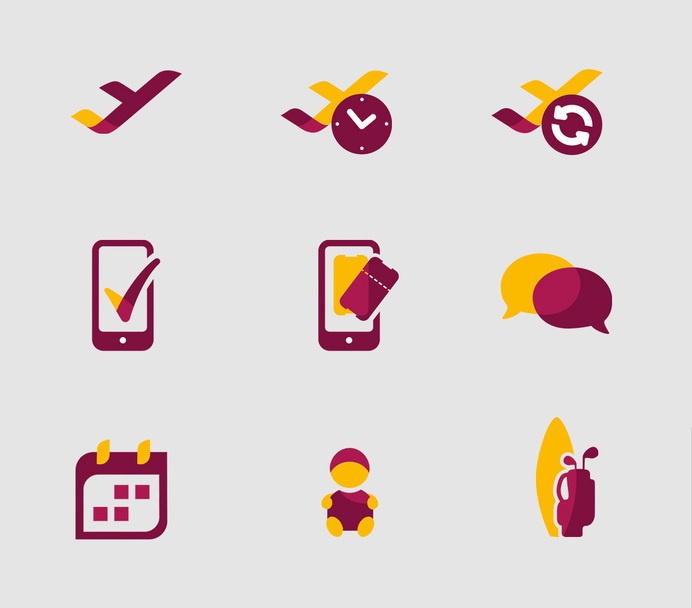 denkwerk GmbH: Digital-, Online- und Internetagentur in Köln & Berlin. » Germanwings App #pictogram #icon #sign #picto #symbol