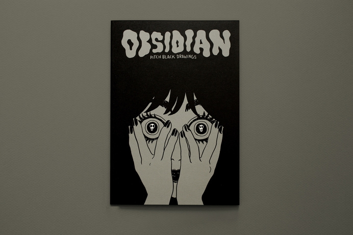OBSIDIAN - pitch black drawings on Behance