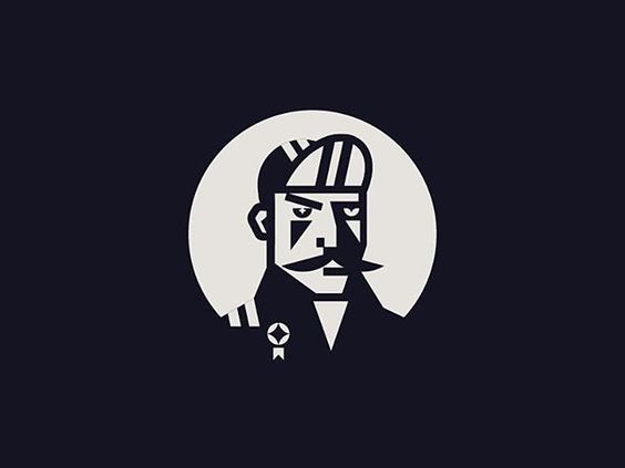Piero by sandro laliashvili #cycling #bike #man #portrait #logo #mark #identity #brabding #symbol #dribbbler #dribbblers #illustrations #graphicdesigner #graphicdesign #logoinspirations #designe #designeinspiration #logolemon