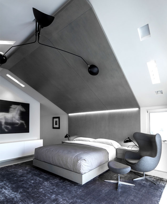Sunny and Elegant Montee Karp Residence - #bedroom, #interior, #decor, home, bedroom