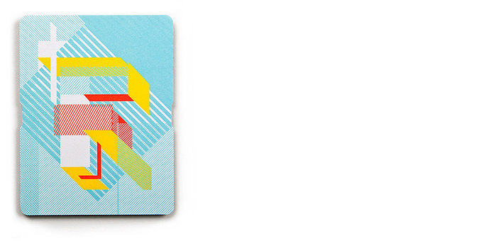 Garbett, lettering cards, F