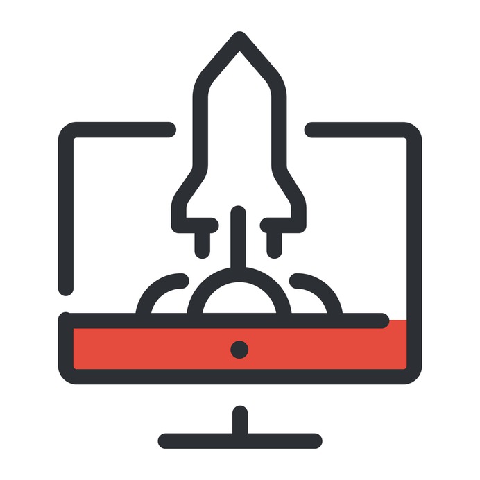 See more icon inspiration related to startup, computer, screen, rocket ship, business and finance and seo and web on Flaticon.