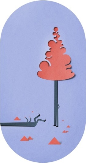 Eiko Ojala » Forest #cut #illustration #nature #forest #paper