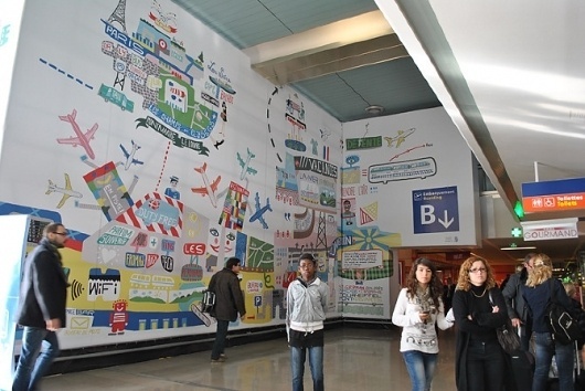 •• Antoine Corbineau •• #illustration #airport