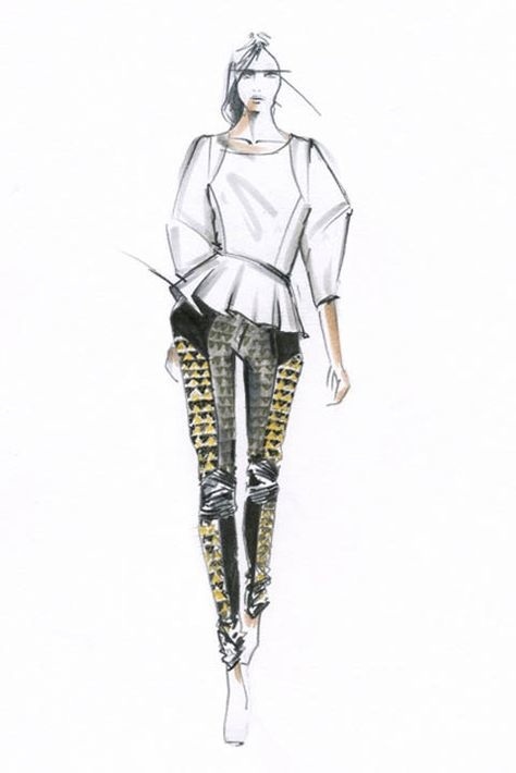 Rebecca Minkoff's Fall '13 Sketch