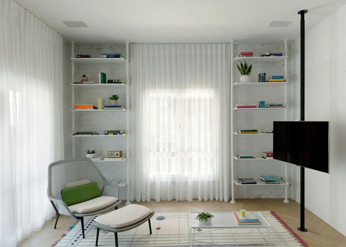 Renovating Tel Aviv Apartment Designers Keep Classic Details - InteriorZine