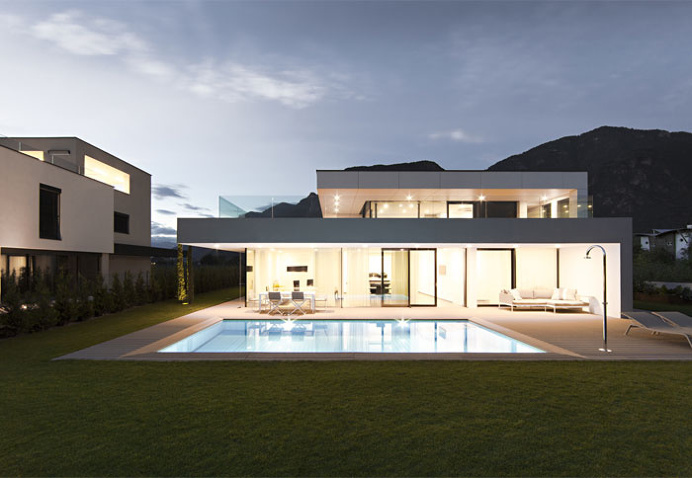 House With a Generous Glass Facade